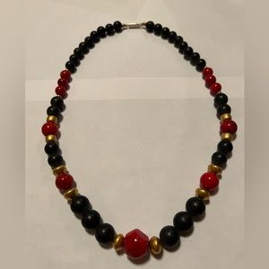 1960s Bohemian lucite necklace